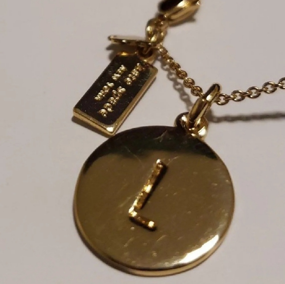 One in a Million "L" Kate Spade necklace